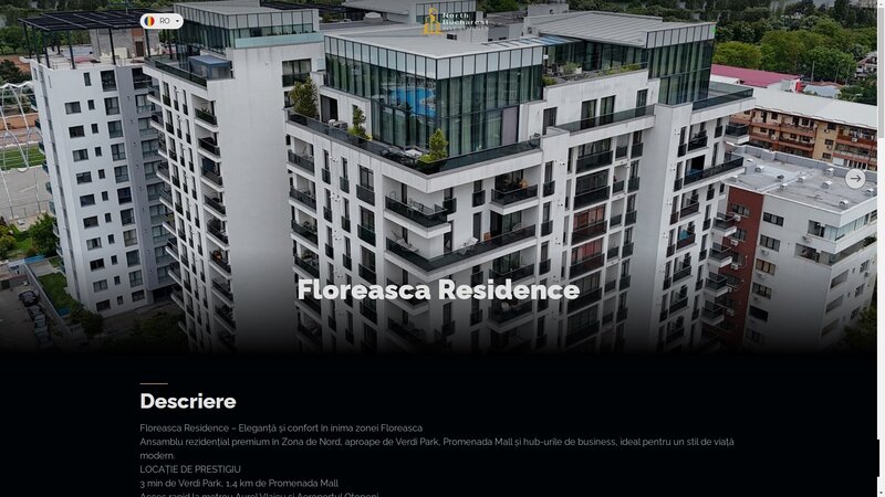 2021 Floreasca Residence Prima Inchiriere 3 camere 114 mp, Loc Parcare